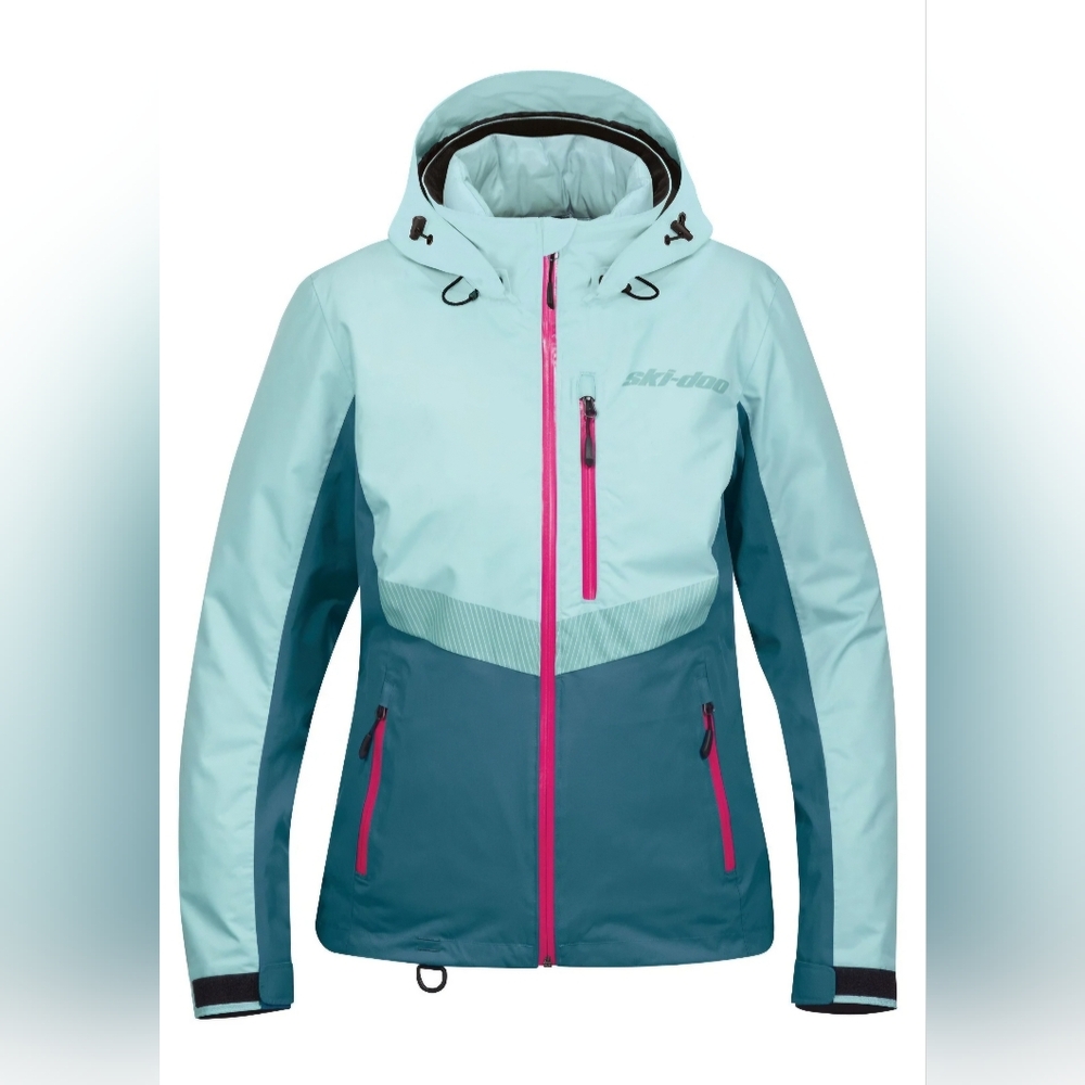 NWT Ski-doo Ladies' MCode Jacket Teal Size Medium